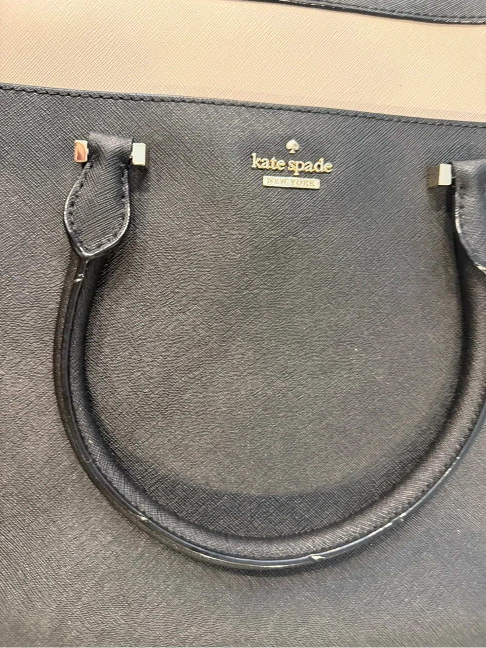 kate spade structured saffiano